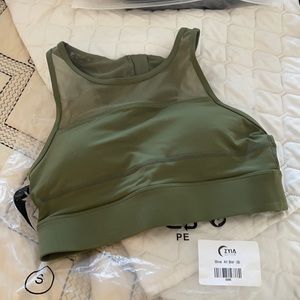 Zyia olive all star bra